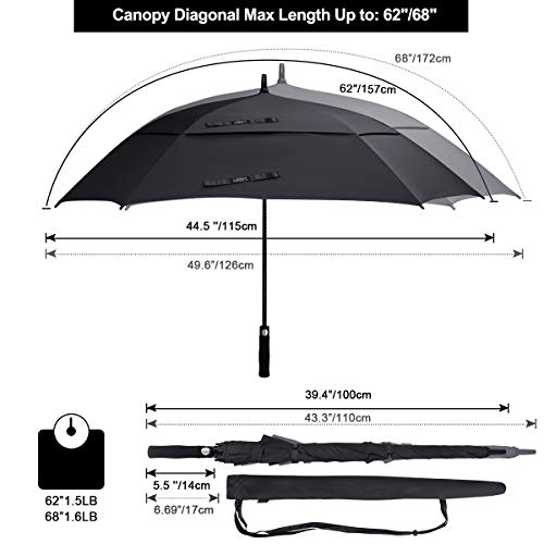 G4Free - G4Free Square Windproof Auto Open Stick Umbrella -D02V590A