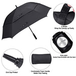 G4Free - G4Free Square Windproof Auto Open Stick Umbrella -D02V590A