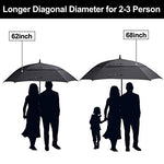 G4Free - G4Free Square Windproof Auto Open Stick Umbrella -D02V590A