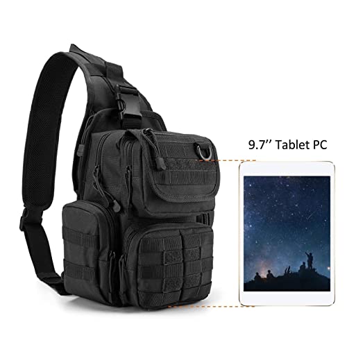 G4Free - G4Free Tactical EDC Sling Bag Pack with Pistol Holster -D02V666B