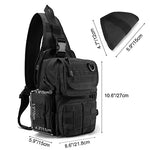 G4Free - G4Free Tactical EDC Sling Bag Pack with Pistol Holster -D02V666B