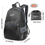 G4Free - Lightweight Packable 20L Waterproof Hiking Backpack -D04V650A