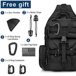 G4Free - Men's Tactical EDC Sling Backpack with Pistol Holster -D02V759D