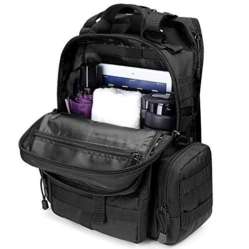 G4Free - Men's Tactical EDC Sling Backpack with Pistol Holster -D02V759D