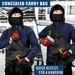 G4Free - Men's Tactical EDC Sling Backpack with Pistol Holster -D02V759D
