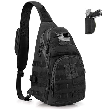 G4Free - Tactical CCW Sling Bag for Men with Holster -D02V760D