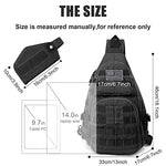 G4Free - Tactical CCW Sling Bag for Men with Holster -D02V760D