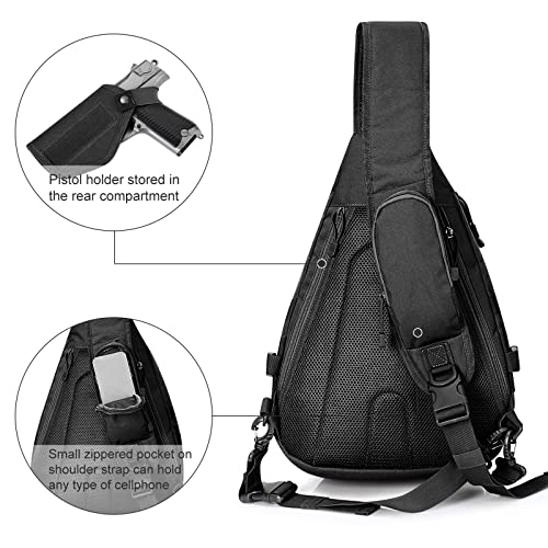 G4Free - Tactical CCW Sling Bag for Men with Holster -D02V760D